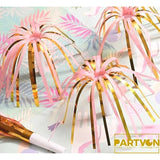 24pcs Gold Pink Noise Makers Party Blowouts Favors Birthday Baby Shower