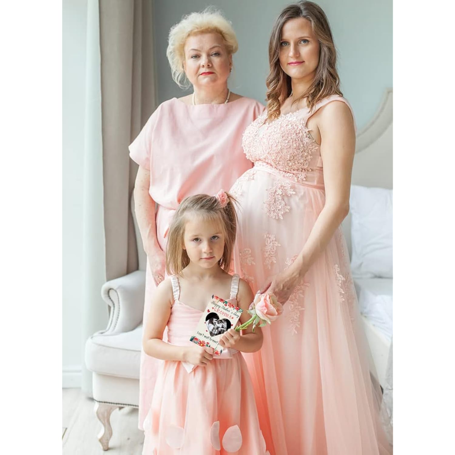 Happy First Mothers Day Card For Grandma, First Grandma Mothers Day Card With Sonogram Picture Insert, 1St Mothers Day Gift Card For New Grandma First Time Grandma Grandma To Be