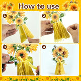 Sunflower Honeycomb Table Decorations, Summer Centerpieces For Tables Sunflower Decoration For Office Picnic Themed Party Decorations For Baby Shower Living Room
