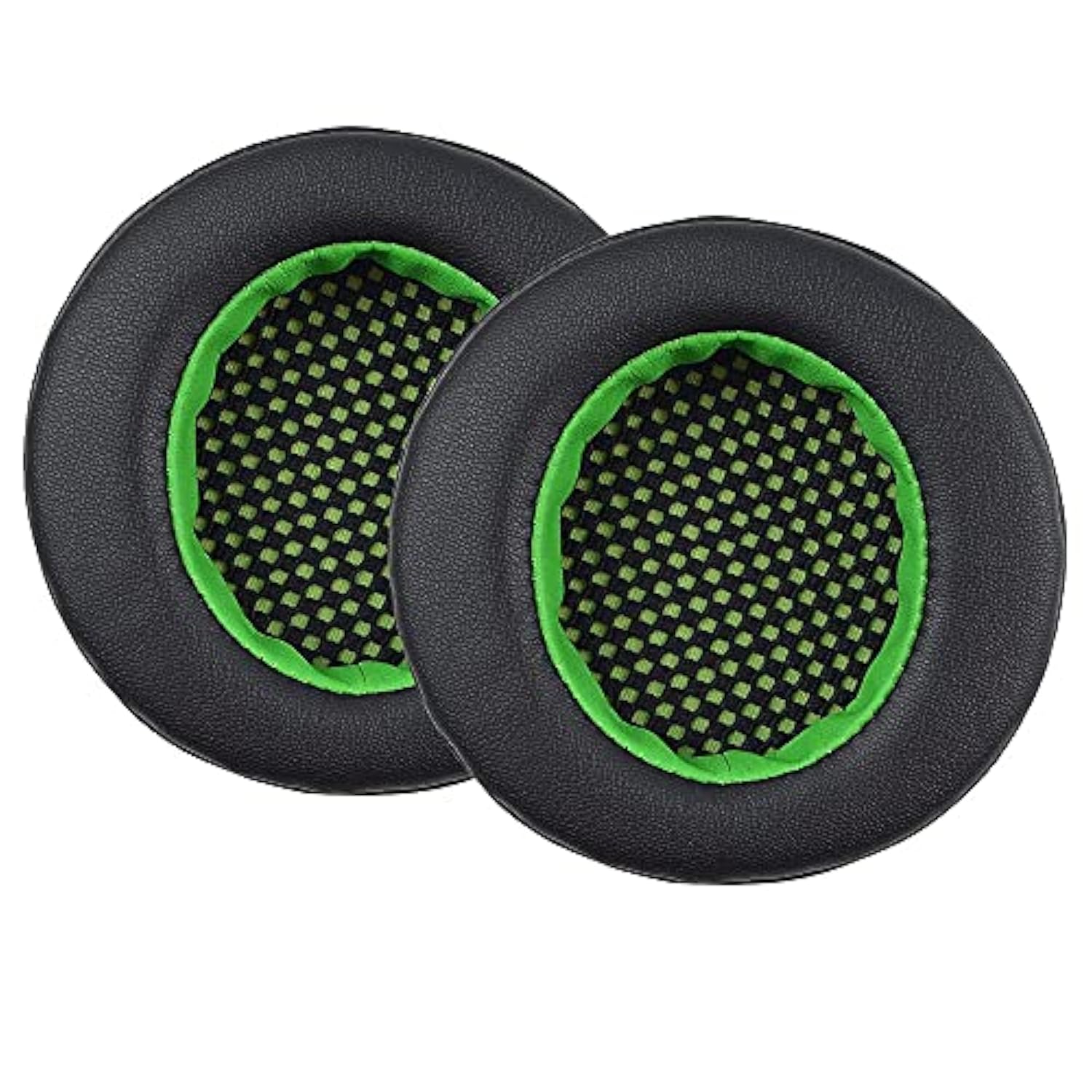 G4 Ear Pads Cushion, Replacement Protein Leather Earpads For Edifier G4 With Vibration Driver 7.1 Surround Sound Gaming Headset/Headphone (Green)