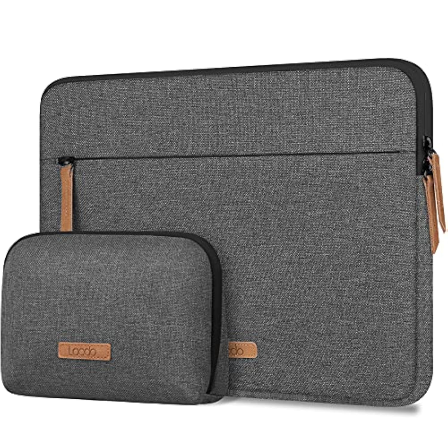 360° Protective Laptop Sleeve Case For 13 Inch New Macbook Air M4 A3240 2025, M3 A3113, M2 A2681, M1 A2337, 13" Macbook Pro M2 M1, 13-Inch Ipad Air M3 / Ipad Pro M4 With Accessory Bag, Dark Gray