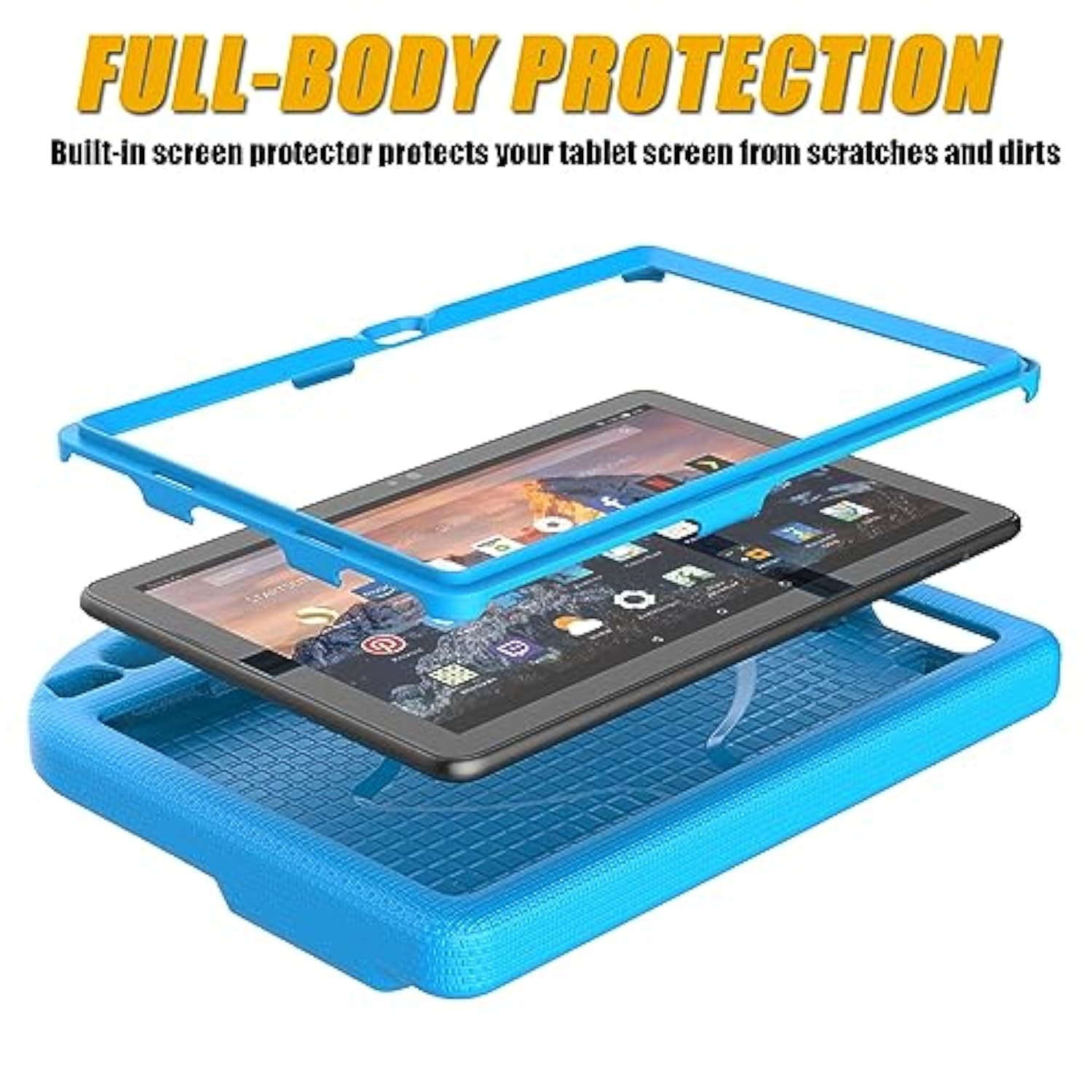 Fire Hd 10 & Hd 10 Plus Tablet Case For Kids(13/11Th Gen, 2023/2021 Release)-