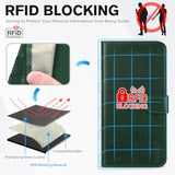 Midnight Green TUCCH Wallet Case for iPhone 13 Pro Max with 4 Card Holders