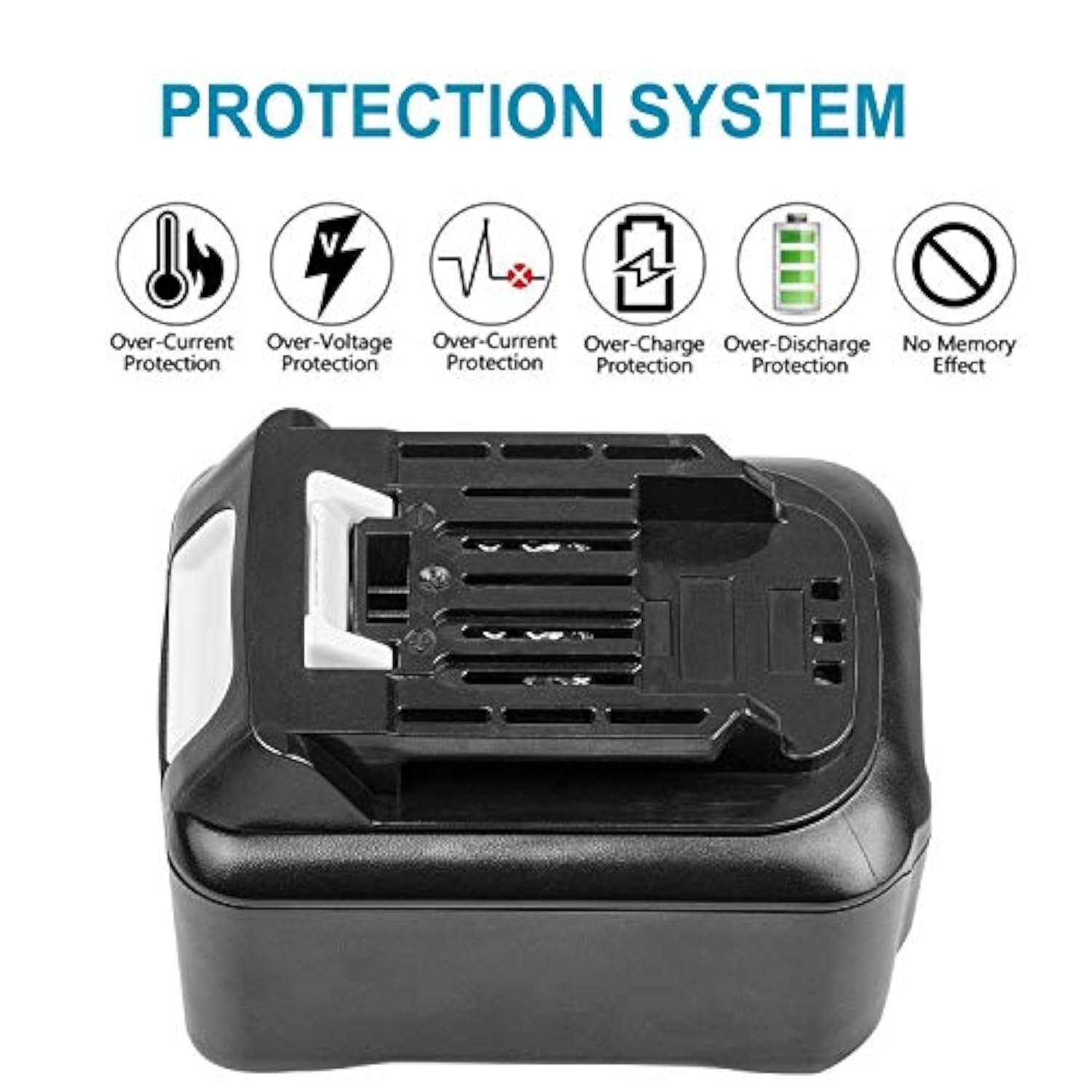 [2-Pack] 12V High-Output 5.0Ah! Battery For Makita Battery Bl1021B Bl1041B Power Tools 12-Volt Max Cxt Lithium-Ion Battery