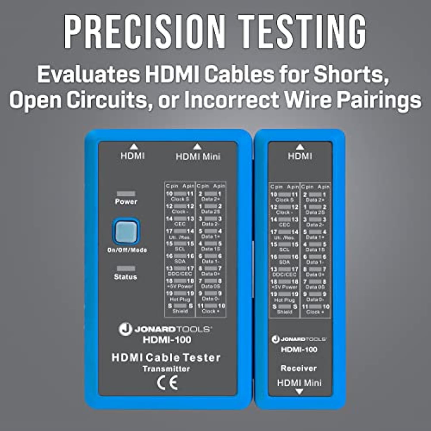 Hdmi-100 Hdmi Cable Tester For Hdmi And Mini Hdmi Cables