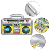 5 Pcs Inflatable Boombox Inflatable Radio Boombox 80S 90S Party Decorations 16.5 Inches For Rappers Hip Hop Theme Costume Disco Retro Theme Party Decorations Supplies