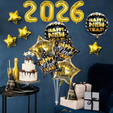 16 Inch Gold 2026 Number Foil Balloons New Year Party Decorations