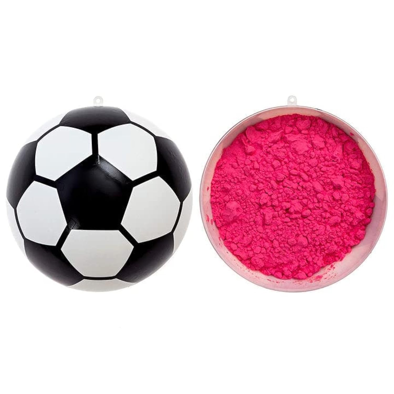 Gender Reveal Soccer Ball | Blue And Pink Powder Kit | Non-Transparent | Gender Reveal Party Baby Shower Supplies