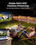 Mini Wireless HDMI Transmitter and Receiver 165FT/50M,4K Decode 1080P@60Hz Ultra HD Video Output, Plug&Play 5G for Video and Audio to Monitor from