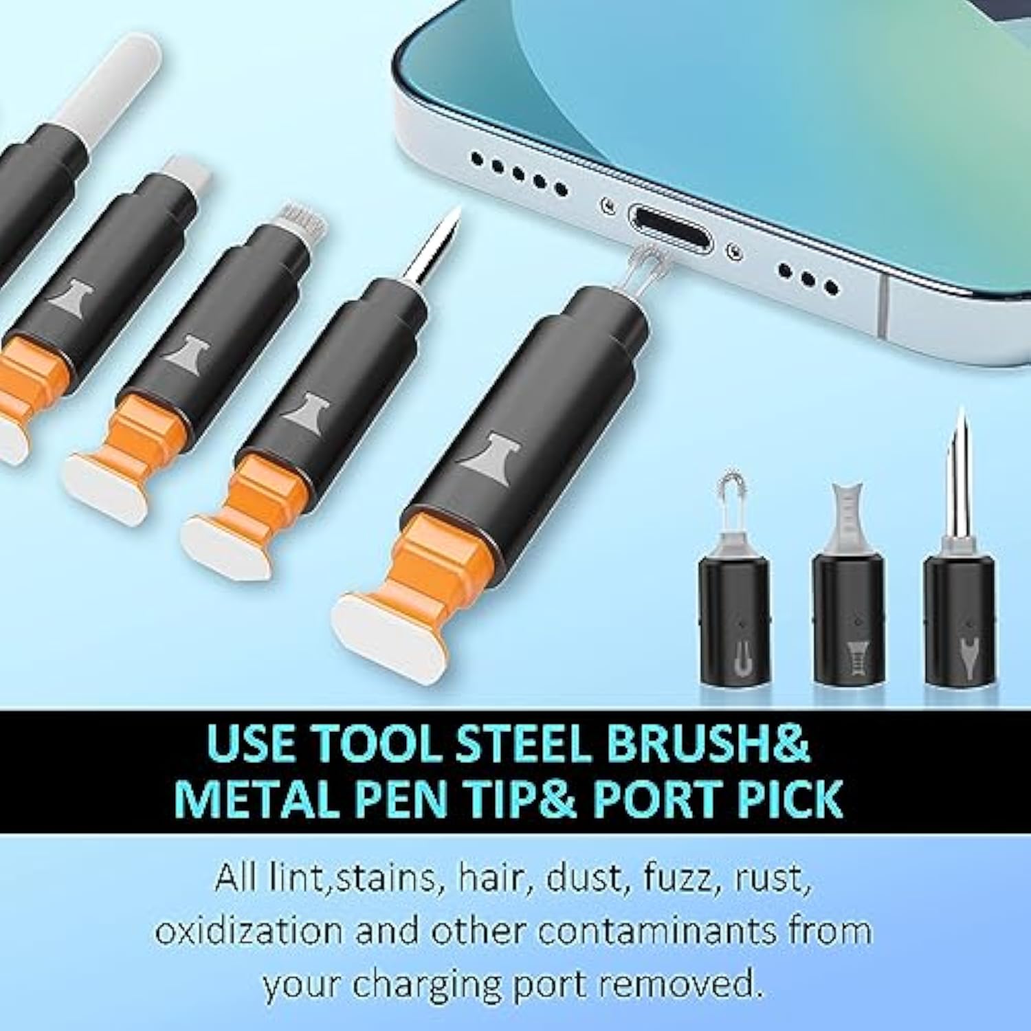 iPhone & AirPod Cleaning Kit Portable Multi-Tool with Storage Case