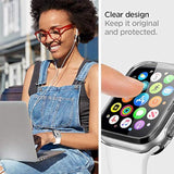 Spigen Ultra Hybrid Designed for Apple Watch Case with Screen Protector for Series SE3/SE2/6/SE/5/4 (44mm) - Crystal Clear