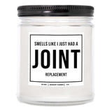 You Nique Designs Joint Replacement Candle - Hip Surgery, After Knee Surgery Gifts For Women, Knee Replacement, Hip Replacement Candles, Knee Surgery Recovery Gifts (Mahogany Teakwood)