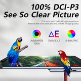 Portable Monitor 15.6 Inch 4K Uhd 3840X2160 100000:1 100% Dci-P3 60Hz Oled Touchscreen Hdr Hdmi Usb-C Travel Monitor For Laptop Macbook Pc Surface Ps5 Xbox, External Display With Kickstand