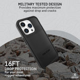Pelican Protector Series - iPhone 15 Pro Case 6.1" [Compatible with MagSafe] Magnetic Phone Case with Anti-Scratch Tech [16ft MIL-Grade Drop