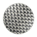 10 Pieces Dragon Scales Metal Shank Buttons. 23Mm (7/8 Inch) (Antique