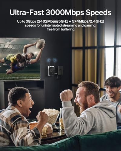 Ax3000 Wifi 6 Access Point, Wall Plug Wireless Access Point, Gigabit Network Ap Wifi 6 Dual Band, Home Wi-Fi Ap For Pc Smartphone Tv Gameconsole Etc. Wap Up To 45 Devices, Ofdma, Easy Setup
