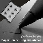 Original Remarkable Paper Pro Pen Replacement Tips - Set of 6 Durable Carbon-Filled Nibs for Precise Writing and Sketching