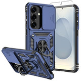 for  Galaxy S26 Case,Galaxy S26 Case,with Screen Protectors and Camera Cover,[Military Grade] 16ft.Drop Tested Cover with Magnetic Kickstand