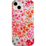 For Iphone 15 Plus/14 Plus Case 6.7 Inch,Cute Flower Design For Women,Shell Pattern Soft Bumper Lightweight Fit Shockproof Phone Cover,Pink Floral