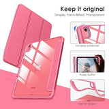 Case For (A16) 11-Inch 2025 And 10Th Generation 10.9 Inch 2022, Clear Back And Tpu Shockproof Frame Cover [Built-In Pencil Holder, Support Auto Sleep/Wake] - Watermelon