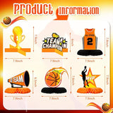 10 Pieces Basketball Birthday Decorations Basketball Table Centerpiece