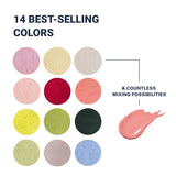 Paint Set(15Ml/2Tubes) - Watercolor Gouache | Green,Lime | Easy Mixing |Watercolor Paints For Beginners, Artists, Acuarelas