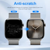 [4 Pack Privacy Screen Protector For Apple Watch Series 10-42 Mm,Premium Tpu Soft Full Coverage Film For Iwatch S10 2024, Anti-Spy Matte Black