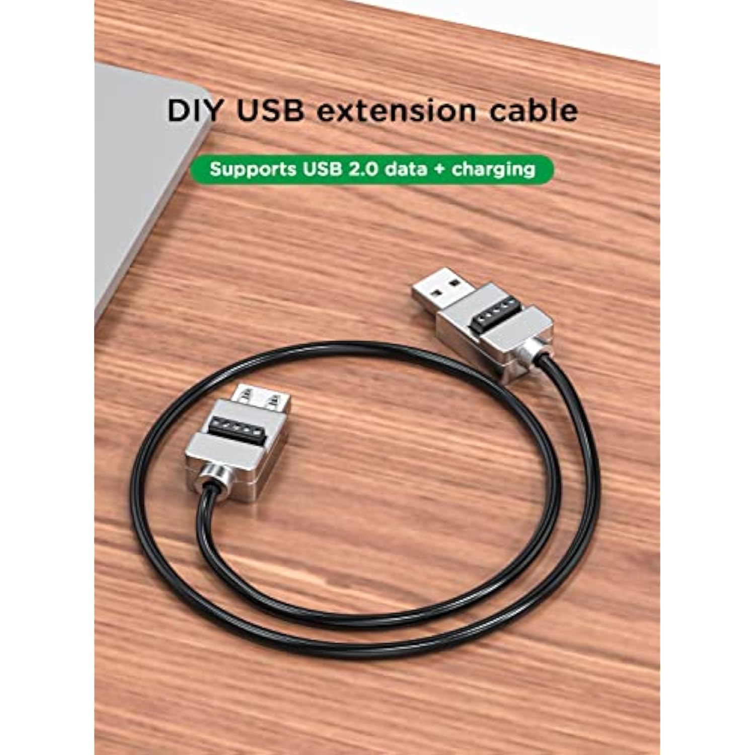 2Pack Usb2.0 Male Adapter Metal Case No Welding Required Usb Breakout Board Co