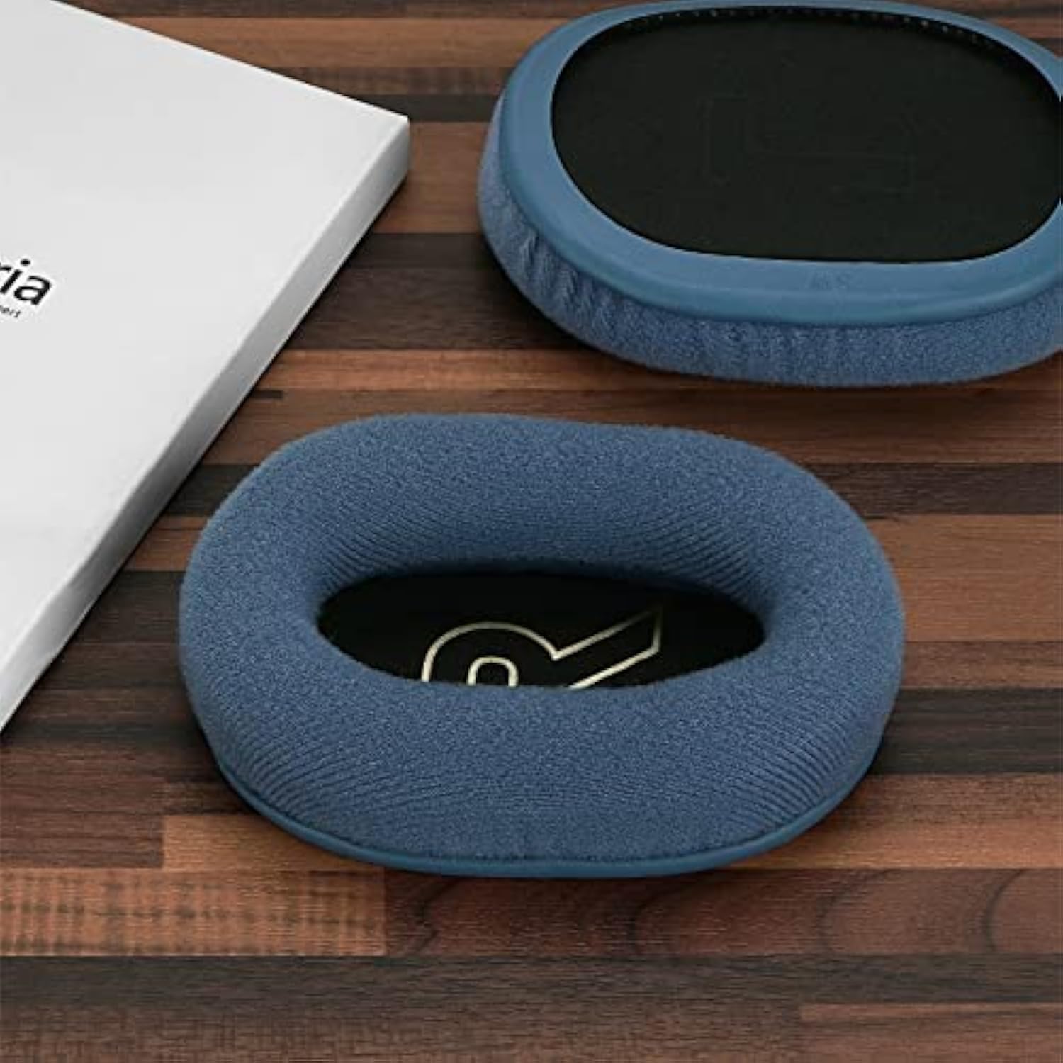 Geekria Comfort Velour Replacement Ear Pads for Logitech G Pro/Prox/Prox League of Legends Edition/Pro X2 Headphones Ear Cushions, Repair Parts (Blue)