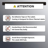 2.25" X 1" (57 Mm X 25 Mm) File Folder & Multipurpose Labels Compatible With Zebre/Rollo Label Printer,Premium Adhesive & Perforated [20 Rolls, 30000 Labels]