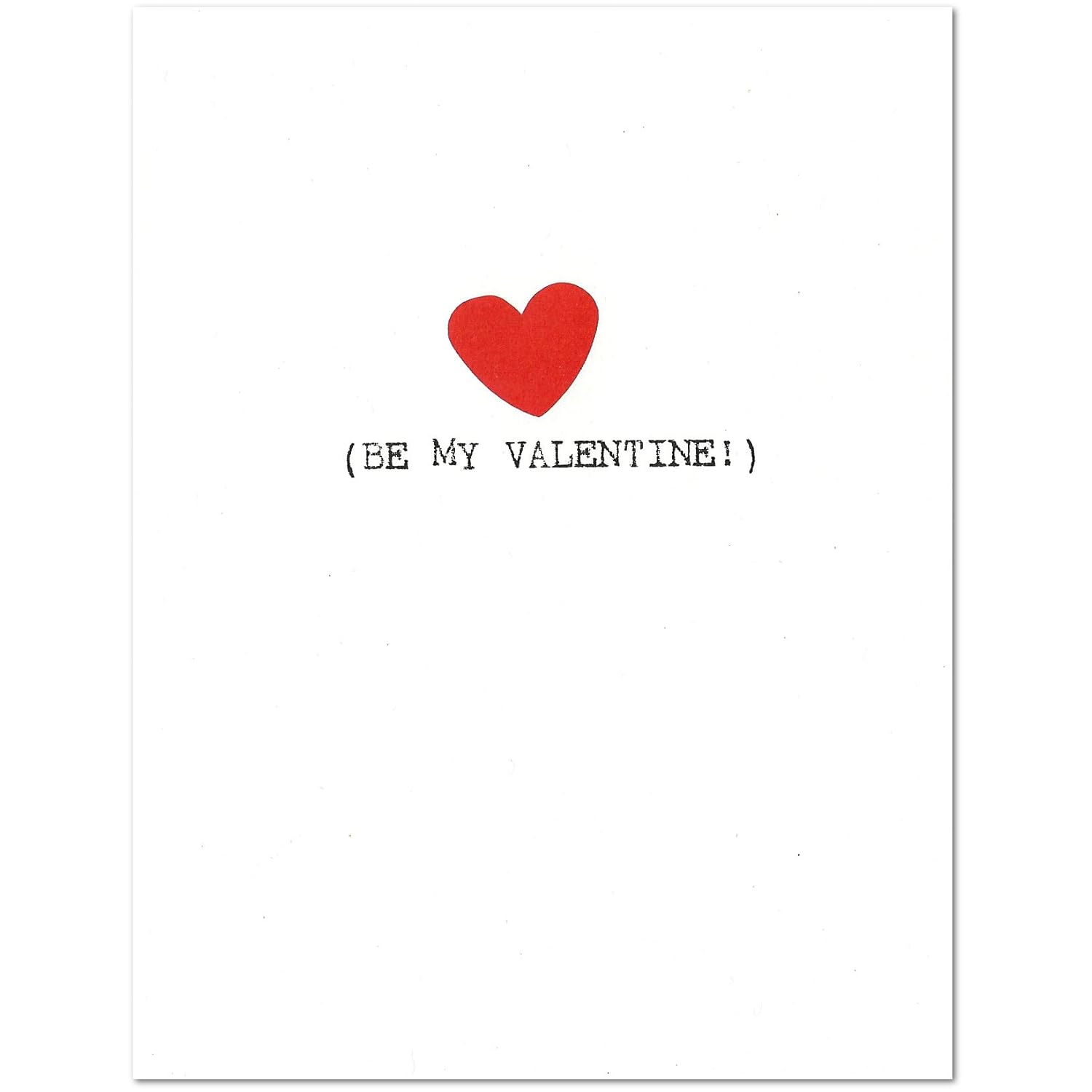 Binary Computer Valentine'S Day Card (4.25" X 5.5") By
