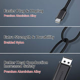 Mini Displayport To Displayport Mini Dp To Dp Cable 10 Ft 4K@60Hz Nylon Braid