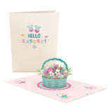 Disney'S Mickey & Minnie Hello Easter Pop-Up Card – Easter Card – Handcrafted 3D Pop-Up Greeting Card – Easter Day Love Card, 5 X 7”