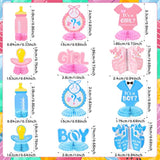 12 Pieces Baby Gender Reveal Honeycomb Table Centerpieces 3D Gender Re