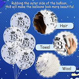 15Pcs Navy Blue Silver 13Th Birthday Balloons For Boys & Girls, Happy 13Th Birthday Party Decorations, 12 Inches