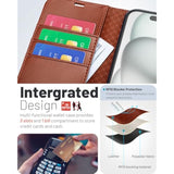 Compatible With Iphone 16 Pro Wallet Case, Pu Leather Flip Folio Case With Card Holders Rfid Blocking Kickstand [Shockproof Tpu Inner Shell] Phone Cover 6.3 Inch 2024, Dark Brown