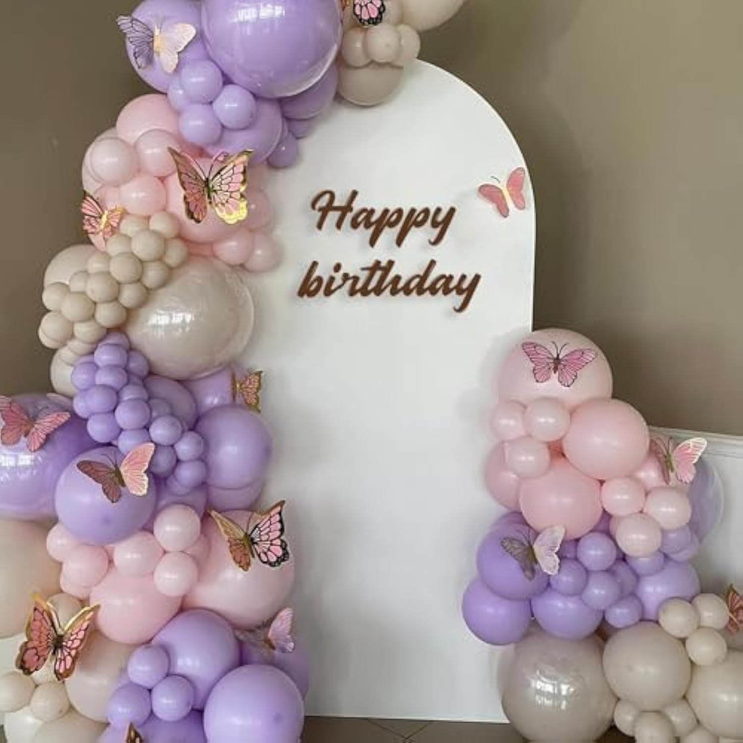 52pcs Pink & Purple Metallic Chrome Balloons for Girls' Birthday, Baby Shower  Wedding Decor