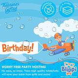 Officially Licensed Blippi Birthday Party Supplies - Pack Of 1 - Blippi Tablecloth 54In X 108In - Blippi Party Supplies Vehicle - Blippi Table Cloth - Blippi Table Cloths For Parties