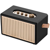 Retro Outdoor Bluetooth 6.0 Speaker, 56H Playtime Portable Wireless with Deep Bass, IPX6 Waterproof, USB-C Fast Charge, AUX Input, Loud Vintage