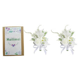 2Pcs Calla Lily Boutonniere Handmade Romantic White Corsage Suitable For Wedding Ceremony, Anniversary, Dinner Dance (2), 10 X 14 Cm