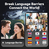 Ai Translation Earbuds Real Time 144 Languages Translator Earbuds Real Time Translating Ai Headphones Language Translation AudíFonos Traductores