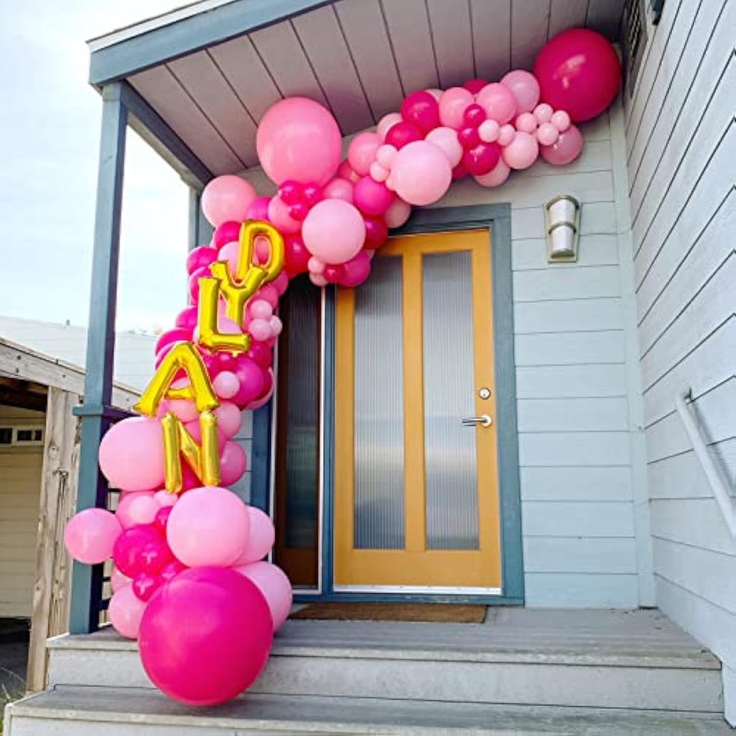 130Pcs Hot Pink Balloons Different Sizes 18" 12" 10" 5" Dark Pink Ball