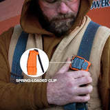KLEIN TOOLS AEPWS1 Wearable Bluetooth Speaker, Built-in Mic for Hands-Free Music and Calls, Portable, Waterproof IP67, Magnetic and Clip-On Jobsite