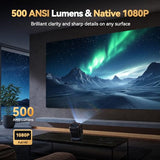 ToGo Pro 2026 Portable Outdoor Projector, Ultra - long 3.5 hrs Battery, Google TV 14, 4K Support, 1080P FHD Smart Projector, Real - Time Focus, for