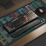 4 Pieces Excel Shortcut Keys Mouse Pad – 35.5" X 15.8" Extended Large Xxl Office Keyboard Mat, Pc Spreadsheet Keyboard Mat, Office Keyboard Shortcuts Mouse Pad, Non-Slip Stitched Edge