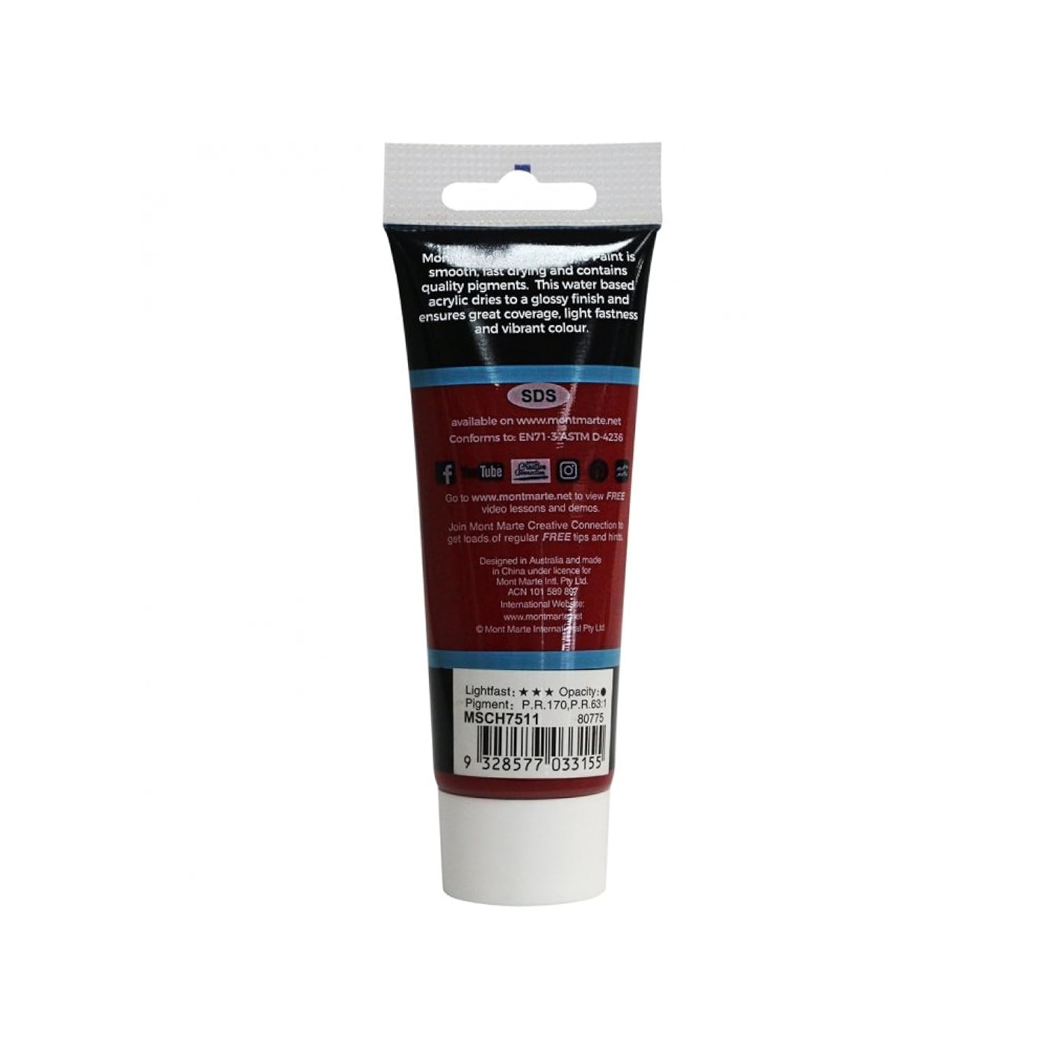 Crimson Studio Acrylic Paint 75Ml Msch7511
