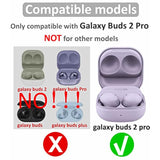 6 Pairs Galaxy Buds 2 Pro Ear Tips Buds Eartips, S/M/L Replacement Soft Silicone Rubber Flexible Gel Earbuds Earplug Fit In Case Compatible With Samsung Galaxy Buds 2 Pro 2022 Release - Graphite