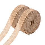 2 Rolls Natural Burlap Fabric Ribbon Wedding Events Diy Craft Ribbon B