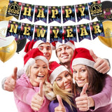 New Year’s Eve 2026 Party Supplies Banner Fireworks Balloons Decor