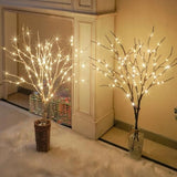Lighted Branches For Vases Prelit Branches 33In 100 Led Fairy Lights Battery Operated Lighted Twigs Branches For Xmas Ch